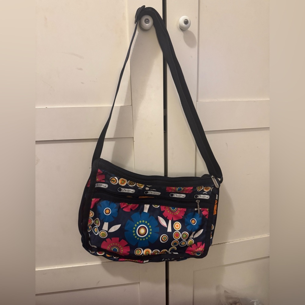 LeSportsac Classic Hobo in Bright Floral Pinball Print